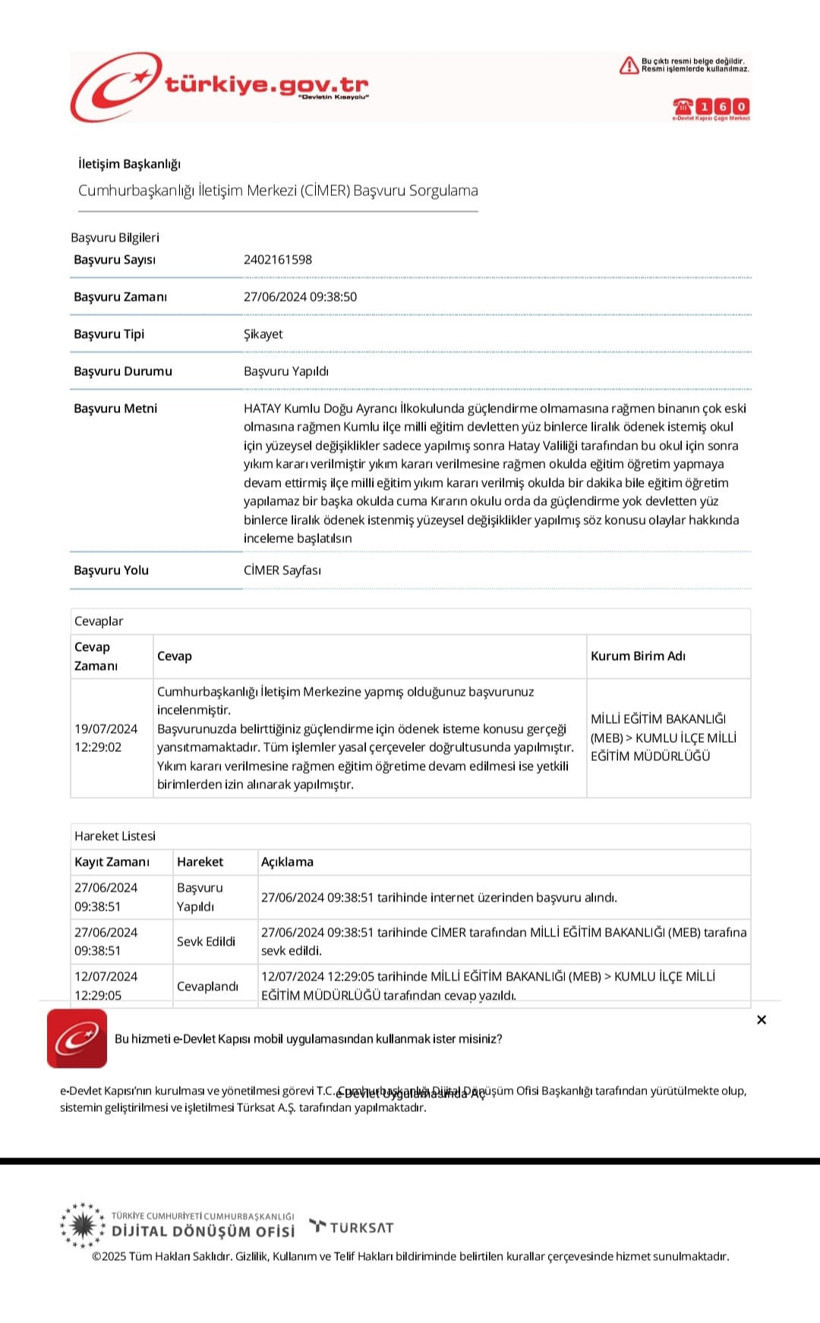 Hatay'da skandal iddialar: Yıkım kararı olan binalarda eğitim verildi, &ouml;ğrencilerin okulları elinden alındı - Resim : 9