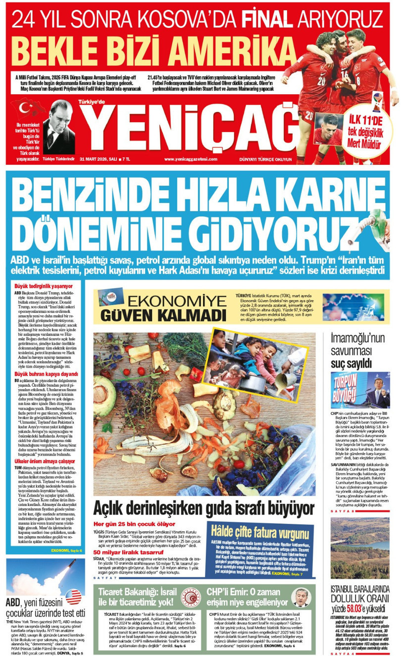Yeniçağ Gazetesi: Benzinde hızla karne dönemine gidiyoruz - Resim : 1