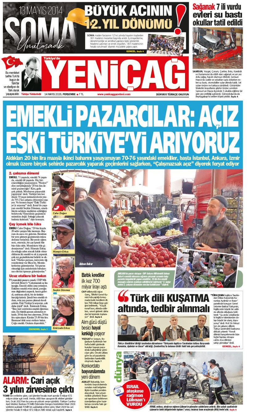 Yeniçağ Gazetesi: Emekli pazarcılar: Açız eski Türkiye’yi arıyoruz - Resim : 1