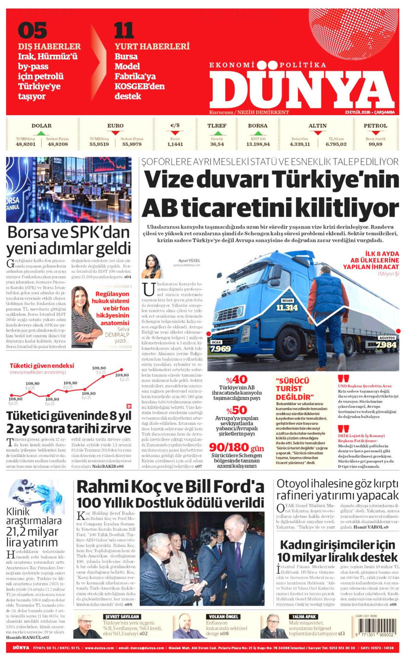 23 Eylül Çarşamba günü: Gazeteler hangi manşetle çıktı? - Resim: 8