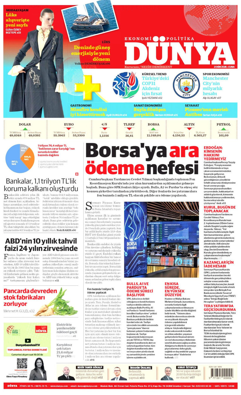 2 Ekim Cuma günü: Gazeteler hangi manşetle çıktı? - Resim: 8