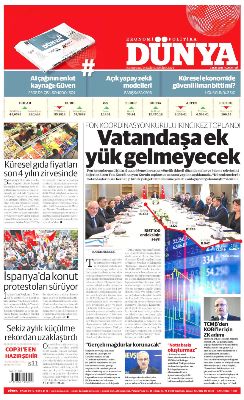 3 Ekim Cumartesi günü: Gazeteler hangi manşetle çıktı? - Resim: 8