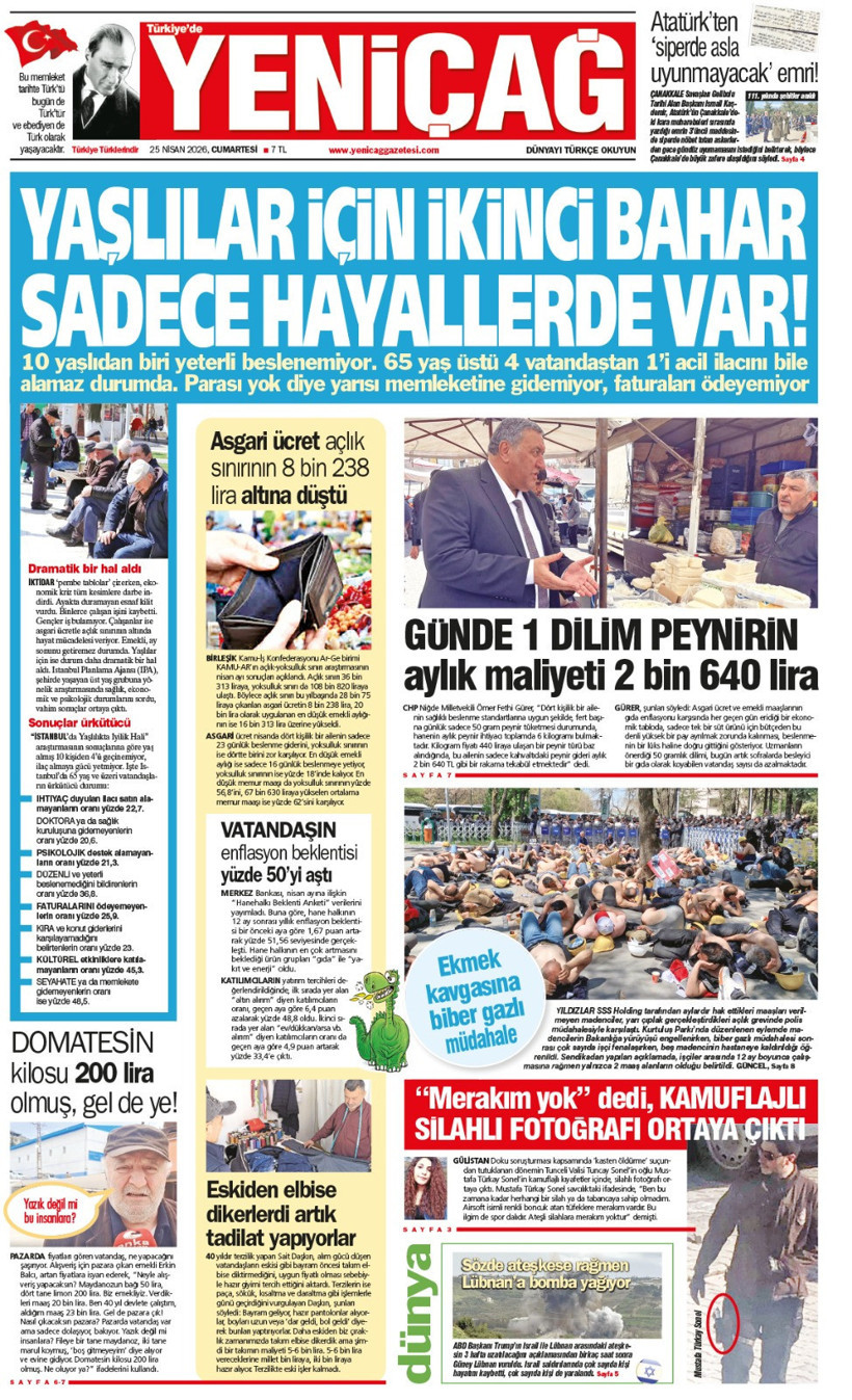 Yeniçağ Gazetesi: Yaşlılar için ikinci bahar sadece hayallerde var - Resim : 1