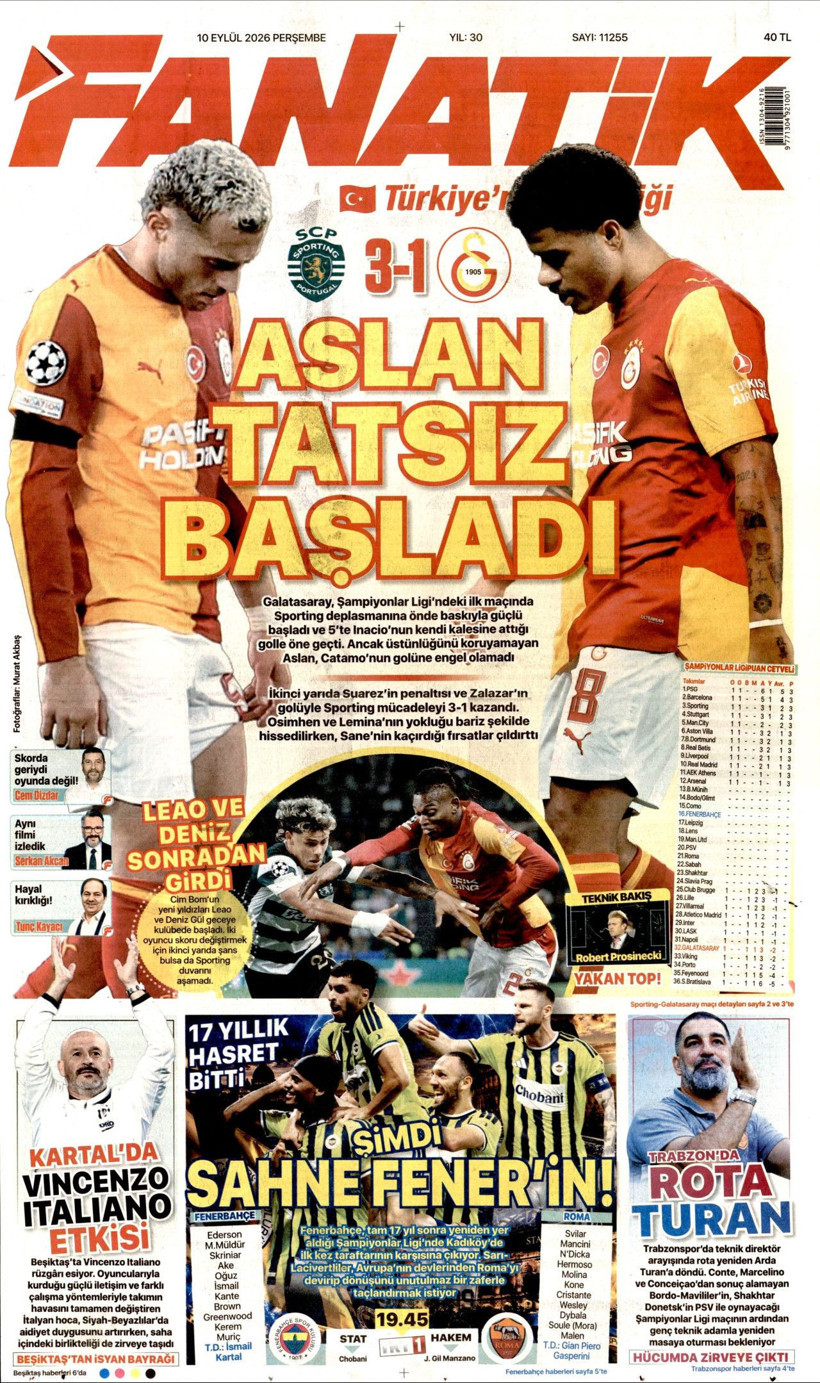 Gazeteler bu sabah ne yazdı? 10 Eylül manşetlerinde öne çıkan başlıklar - Resim: 6