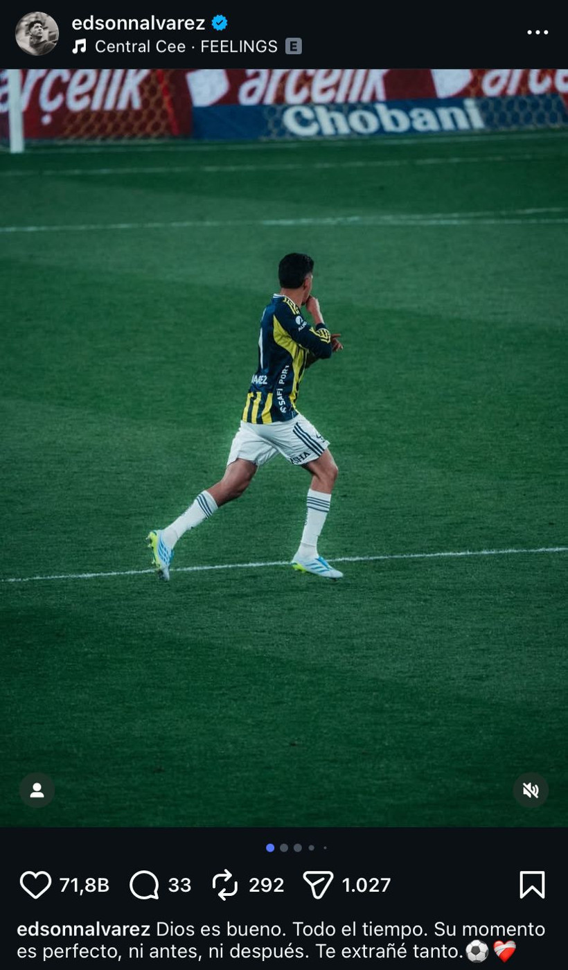 Islıklanan Edson Alvarez’den gece yarısı dikkat çeken paylaşım - Resim : 2