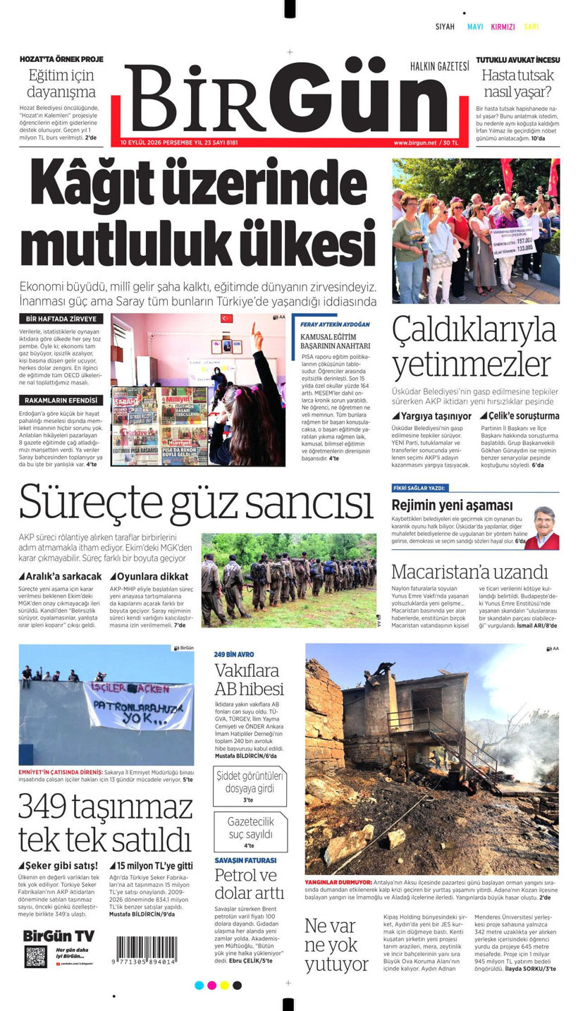 Gazeteler bu sabah ne yazdı? 10 Eylül manşetlerinde öne çıkan başlıklar - Resim: 3