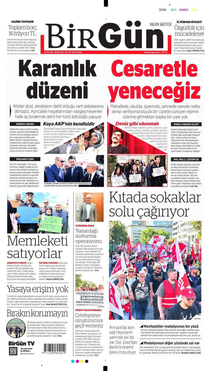 28 Eylül Salı günü: Gazeteler hangi manşetle çıktı? - Resim: 6