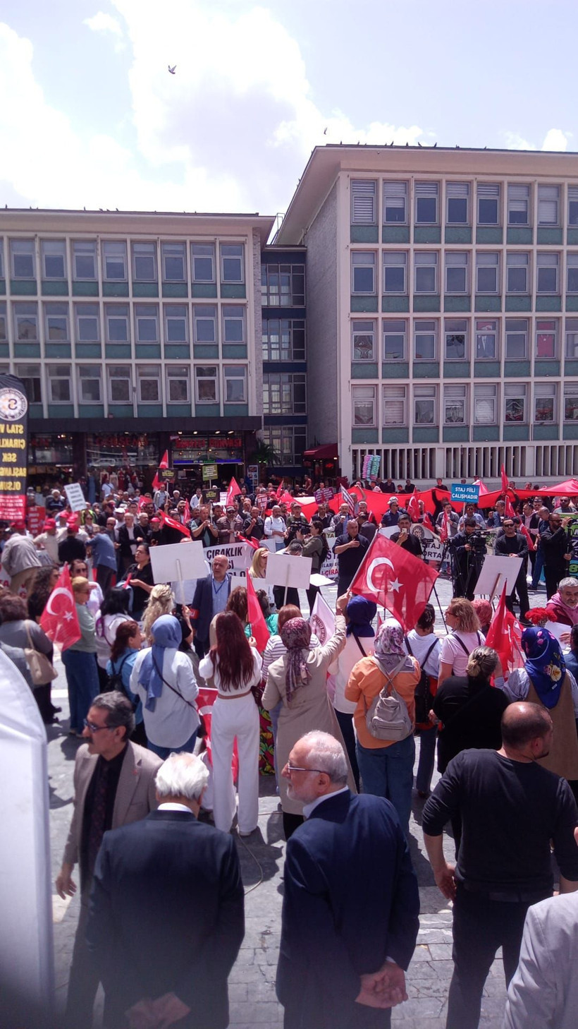 Staj ve Çıraklık Sigortası Mağdurları Ankara'yı salladı: Taleplerini tek tek sıraladılar - Resim: 8
