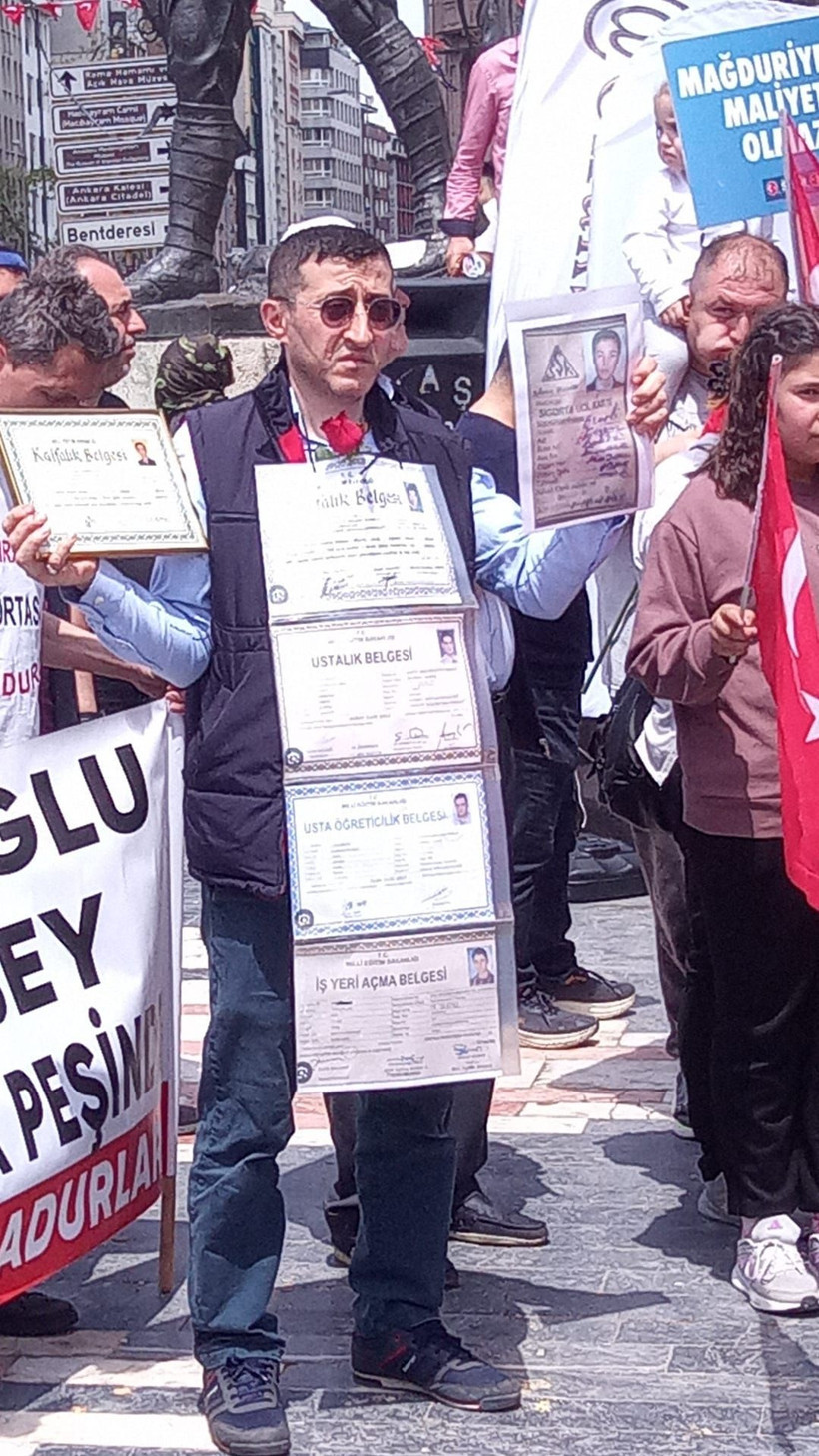 Staj ve Çıraklık Sigortası Mağdurları Ankara'yı salladı: Taleplerini tek tek sıraladılar - Resim: 5