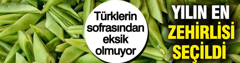 Türklerin sofrasından eksik olmuyor: 2026'nın en zehirli bitkisi seçildi - Resim: 1