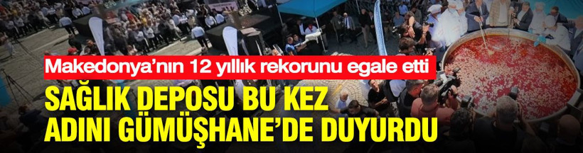 Sağlık deposu Kuru Fasulye bu kez adını Gümüşhane’de duyurdu: Makedonya’nın 12 yıllık rekorunu egale etti - Resim: 1