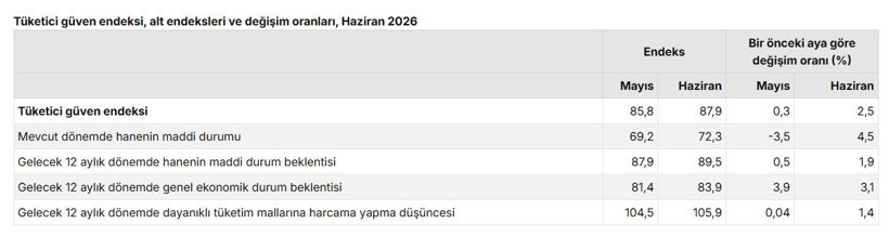 TÜİK açıkladı: Tüketici güveninde dikkat çeken yükseliş: İyimserlik artıyor mu? - Resim : 2