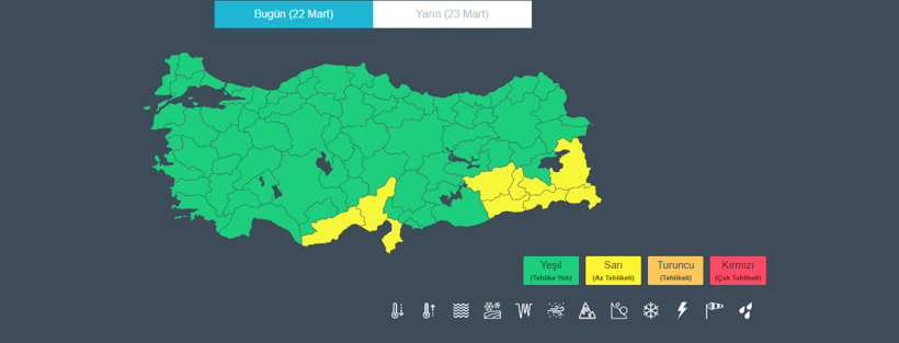 Meteoroloji 10 kenti sarı kodla uyardı: Kar, sel ve heyelana dikkat - Resim : 5