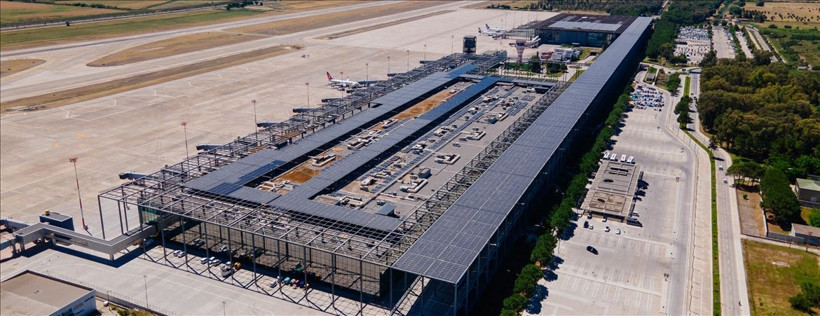 Dalaman Havalimanı'ndan dünyada bir ilk: Elektriğinin tamamını güneşten karşılıyor - Resim: 1
