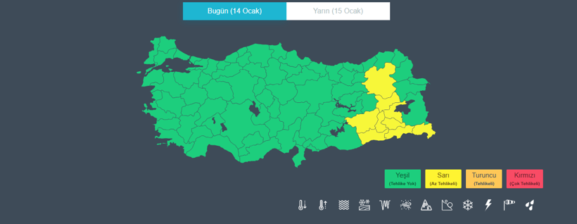 Kar yağışı şiddetli geliyor: 9 ile sarı kodlu uyarı - Resim : 5