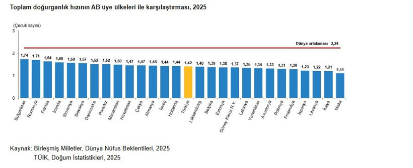 Türkiye'nin nüfusunda dikkat çeken değişim: Dünya ortalamasının altına düştü - Resim : 7