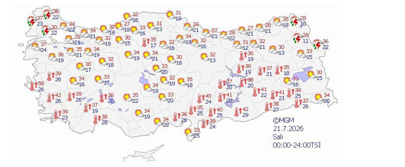 Meteoroloji gün gün uyardı: Gök gürültülü sağanak yağışlar geliyor - Resim: 3