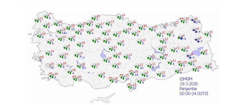 Meteoroloji 'dikkat' diyerek uyardı: Çok kuvvetli kar ve sağanak geliyor - Resim: 5