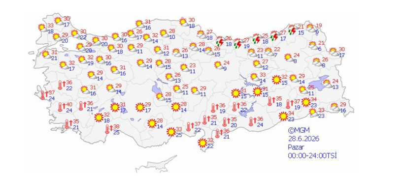Meteoroloji tarih verdi: Gök gürültülü sağanak yağış geri geliyor - Resim: 1