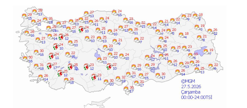 Meteoroloji gün gün uyardı: Gök gürültülü sağanak yağışlar geliyor - Resim: 3