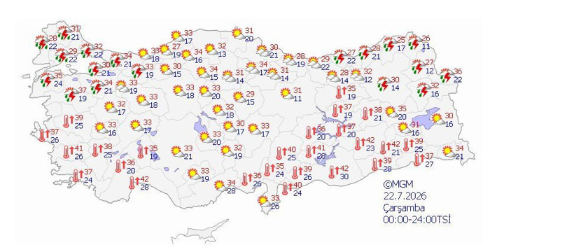 Meteoroloji gün gün uyardı: Gök gürültülü sağanak yağışlar geliyor - Resim: 4