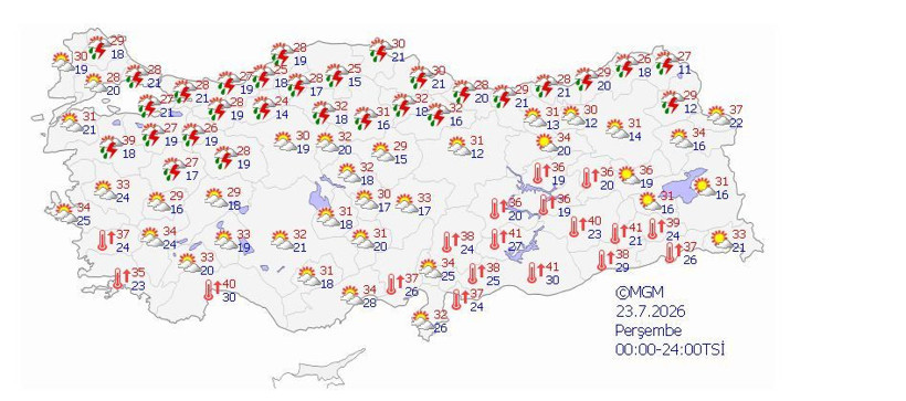 Meteoroloji gün gün uyardı: Gök gürültülü sağanak yağışlar geliyor - Resim: 5