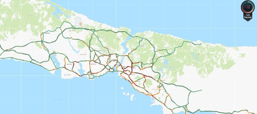 İstanbul’da trafik çilesi: Yoğunluk yüzde 76’ya ulaştı - Resim: 1