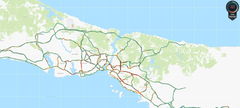 İstanbul'da trafikte zor anlar: Ana yollar kilit - Resim: 6