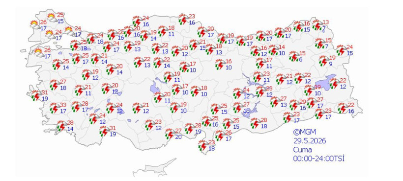Meteoroloji tarih vererek uyardı: Gök gürültülü sağanak Türkiye'yi vuracak - Resim: 3