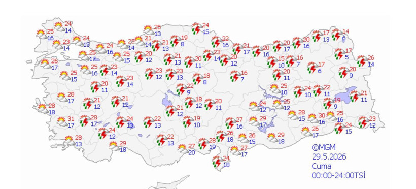Meteoroloji gün gün uyardı: Gök gürültülü sağanak yağışlar geliyor - Resim: 5