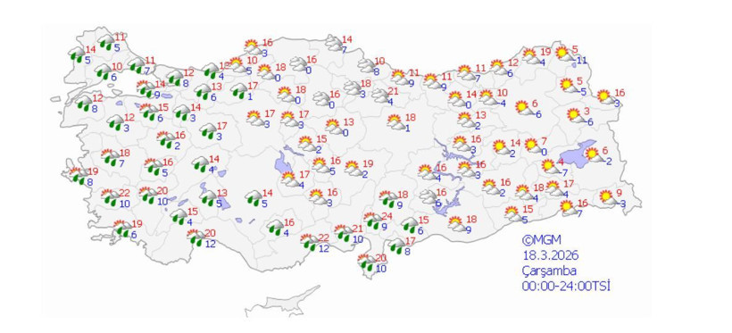 Meteoroloji 'dikkat' diyerek uyardı: Çok kuvvetli kar ve sağanak geliyor - Resim: 4
