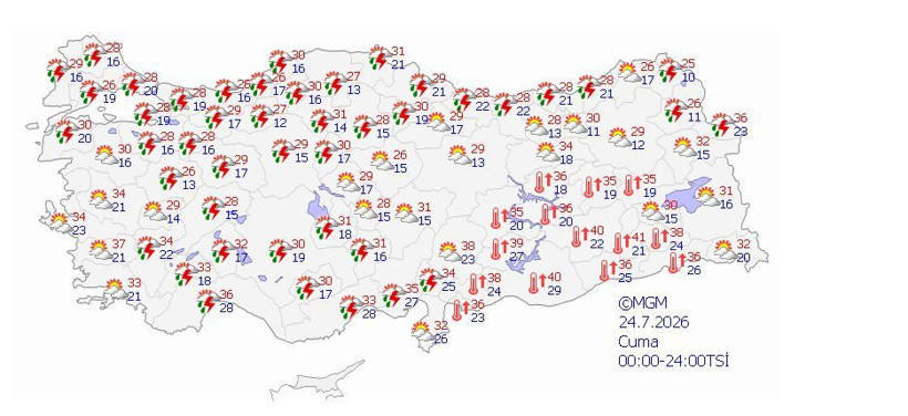 Meteoroloji gün gün uyardı: Gök gürültülü sağanak yağışlar geliyor - Resim: 6