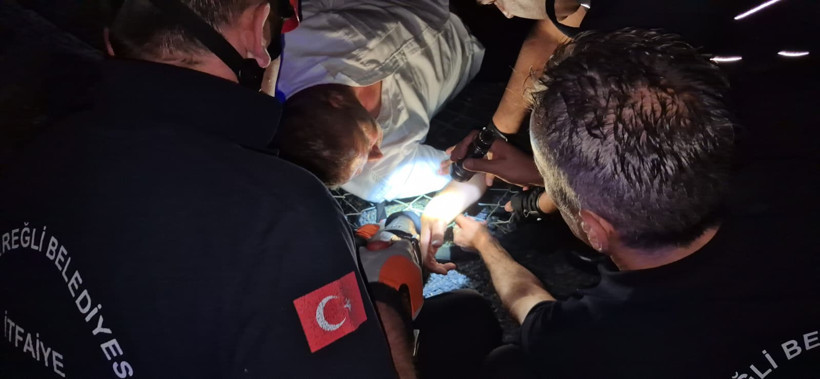İtfaiye erlerinin alkolü şahıs ile imtihanı: Hem ağladı hem de güldürdü - Resim : 4