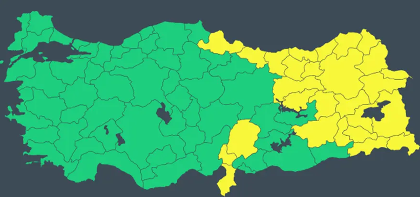 27 kente sarı kodlu uyarı: Buzlanma, kar ve çığ tehlikesi... İstanbul’a kar ne zaman gelecek? - Resim : 5