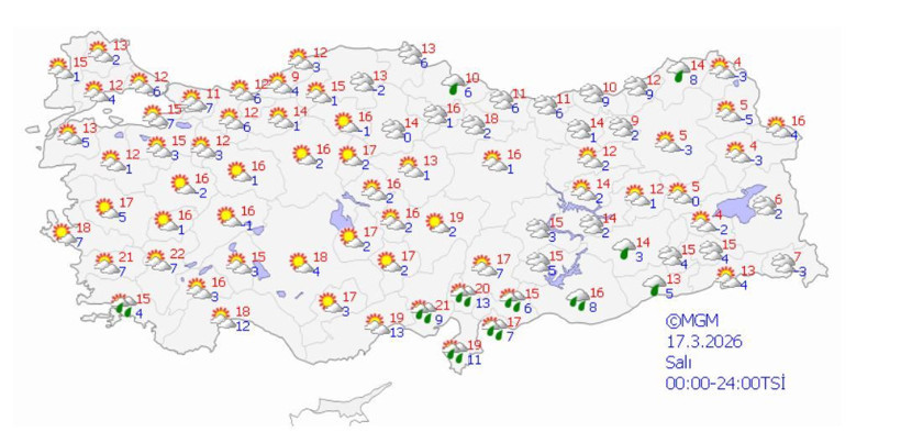 Meteoroloji 'dikkat' diyerek uyardı: Çok kuvvetli kar ve sağanak geliyor - Resim: 3