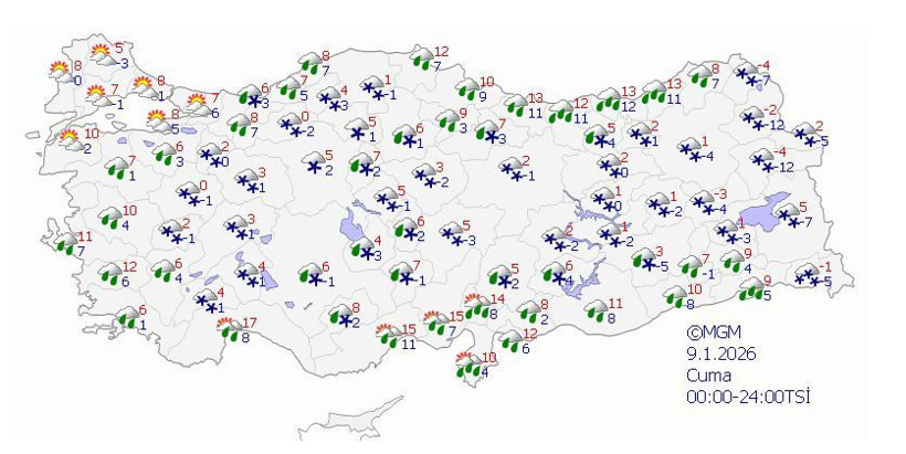 Meteoroloji’den 5 günlük hava durumu raporu: Yağış ve soğuk hava geliyor - Resim: 3