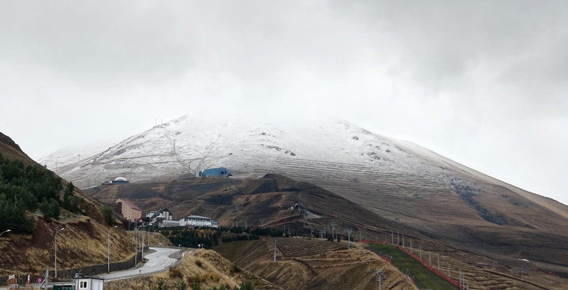 Erzurum Palandöken’e kar yağdı - Resim : 3