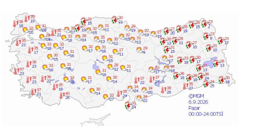 Meteoroloji o illeri tek tek uyardı: Gök gürültülü sağanak geliyor - Resim: 18