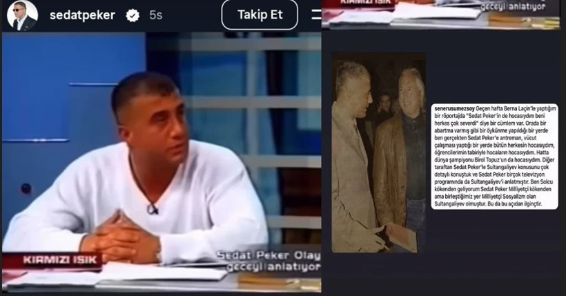 Sedat Peker’den Şener Üşümezsoy’un "Hocasıydım" açıklamasına arşivden videolu yanıt - Resim : 3