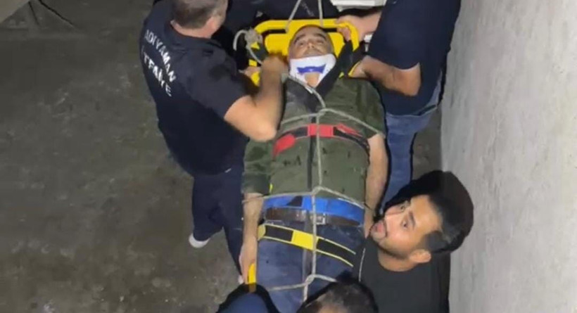 Bekçi merdiven boşluğuna düştü: Nöbet sırasında talihsiz kaza - Resim : 1