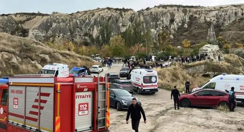 Kapadokya'da peribacası çöktü: 2 kişi hayatını kaybetti - Resim : 2