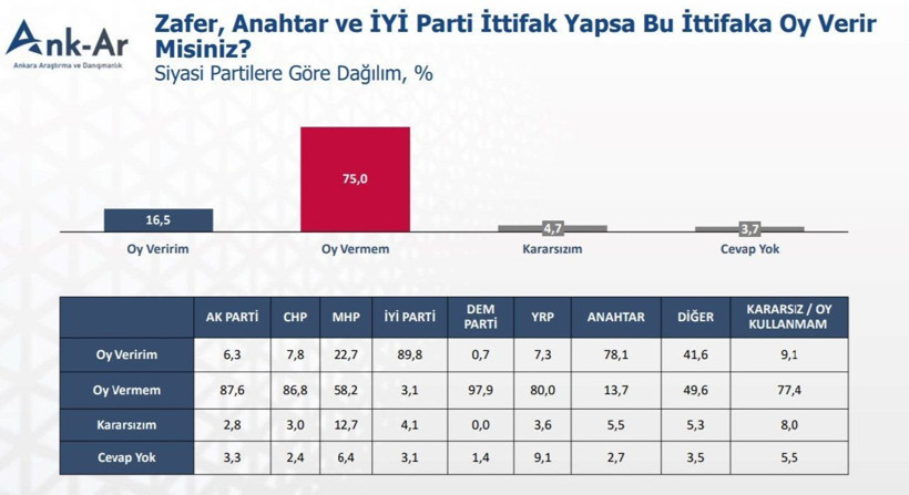 Son ankette Cumhur'a 'Milliyetçi Cephe' şoku: O 3 parti birleşirse hesaplar karışacak - Resim: 7