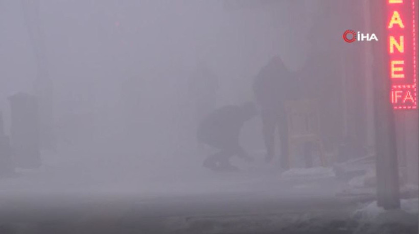 Kars’ta göz gözü görmüyor: Kale kayboldu… Görüş mesafesi 5 metre - Resim: 8