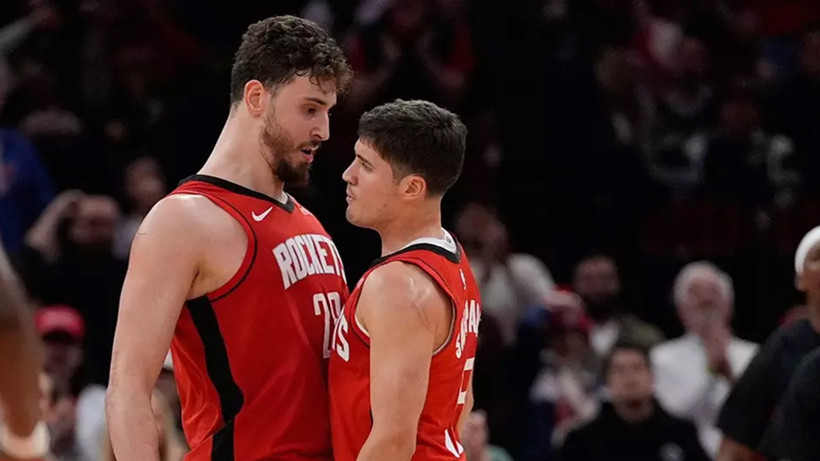 Alperen triple-double ile şov yaptı: Houston lider Oklahoma'yı devirdi - Resim : 1