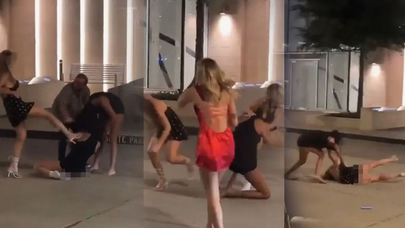 Viral görüntülerdeki TikTok fenomenleri değilmiş! Dubai’de saç saça baş başa dediler ama… - Resim: 9