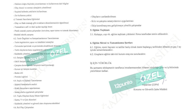 Kayyumun güvenliği için kesenin ağzı açıldı: Özel güvenlikçilere “Çevik” eğitimi verilecek - Resim : 2