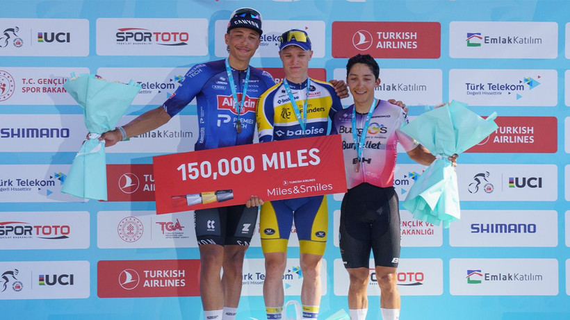 61. Cumhurbaşkanlığı Türkiye Bisiklet Turu'nun ikinci etabını da Tom Crabbe kazandı - Resim: 6