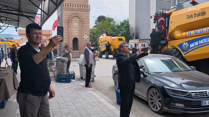 Hasada gidecek biçerdöverlere halaylı uğurlama - Resim: 2