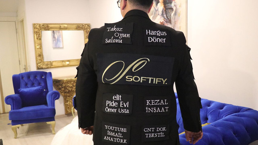 Sponsorlar damatlığa dizildi masraflar eridi: Reklam panosu damat - Resim: 7