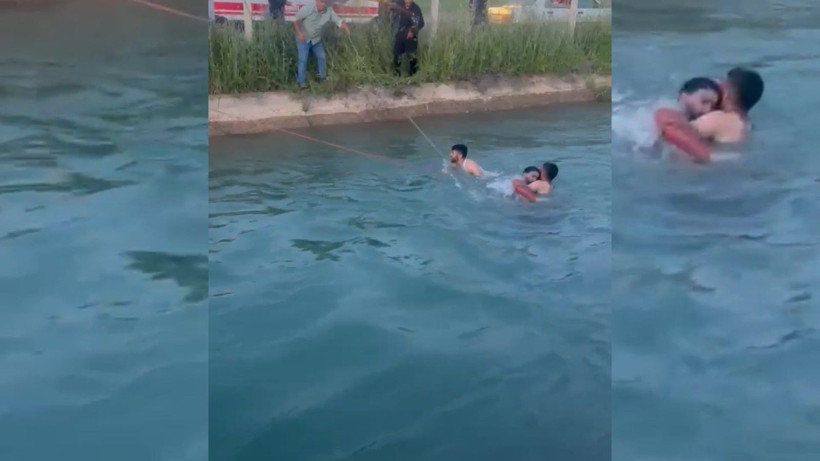 Kanalda dehşet anları: Azgın sularla savaşta halata tutundu - Resim: 10